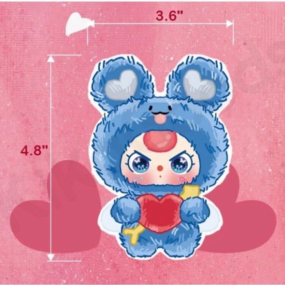 Baby Three Cupid Vinyl Plush Pendants Case - Picture 6 of 11